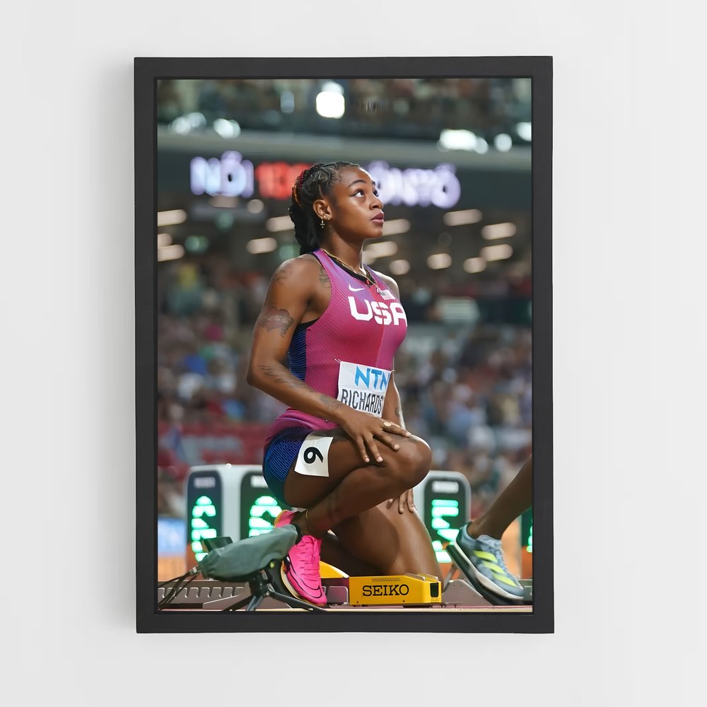 Poster Esprit de Champion – affiche Athlétisme (vue 2)